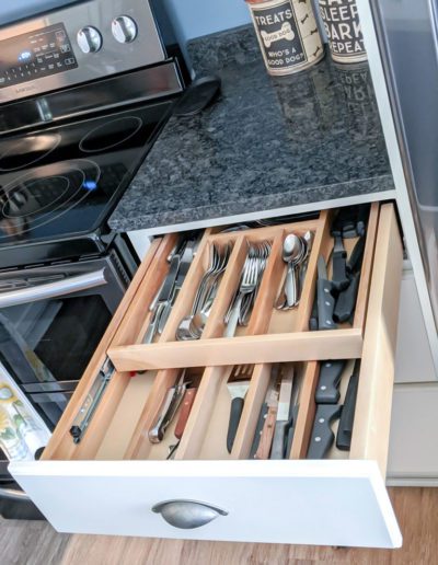 Kitchen drawer organized