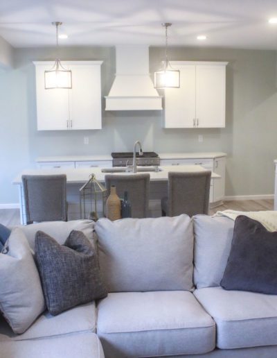Kitchen and living area remodel