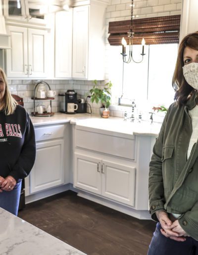 Diana and homeowner