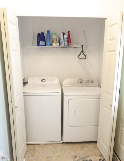 Laundry area remodel