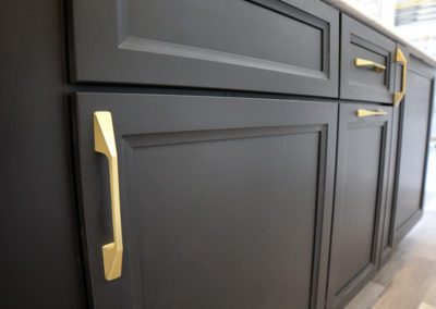 Black cabinetry